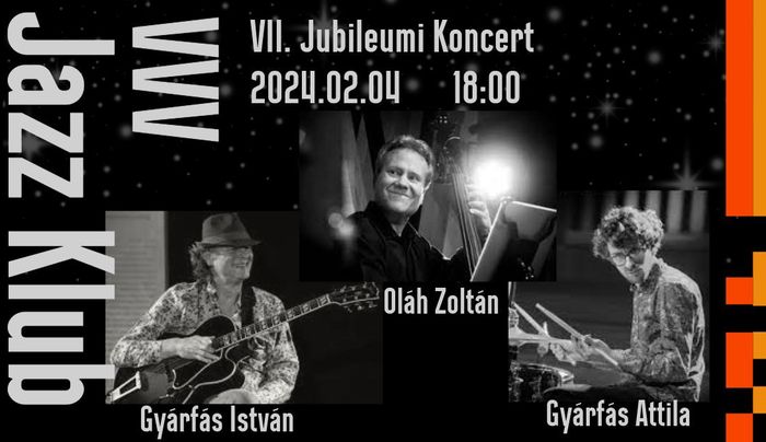 6 éves a VVV Jazz Klub - jubileumi koncert Esztergomban