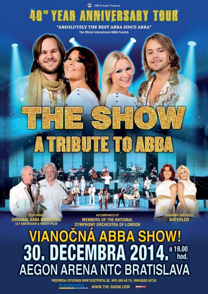 Abba the show Pozsonyban
