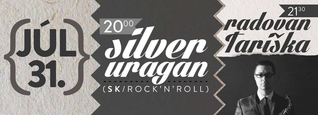 Silver Uragan és Radovan Tariška koncert Párkányban
