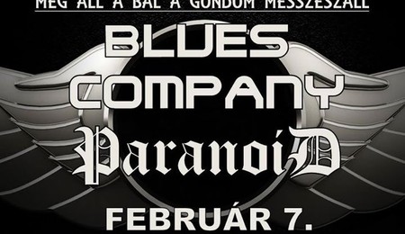 Blues Company és Paranoid koncert