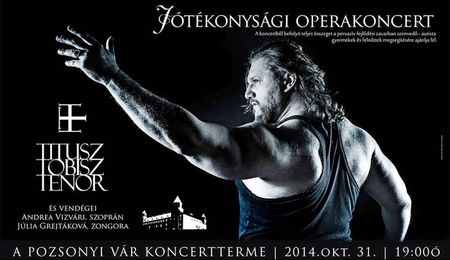 Jótékonysági operakoncert Pozsonyban