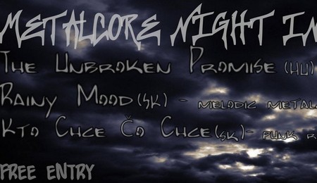 Metalcore Night Pozsonyban