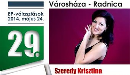 Szeredy Krisztina énekes Ipolyságon