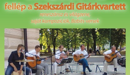 Szekszárdi Gitárkvartett koncertje Komáromban
