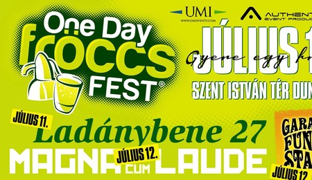 One Day Fröccs Fest Dunaszerdahelyen - második nap