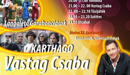 Vastag Csaba koncert a X. Jókai Falunapokon