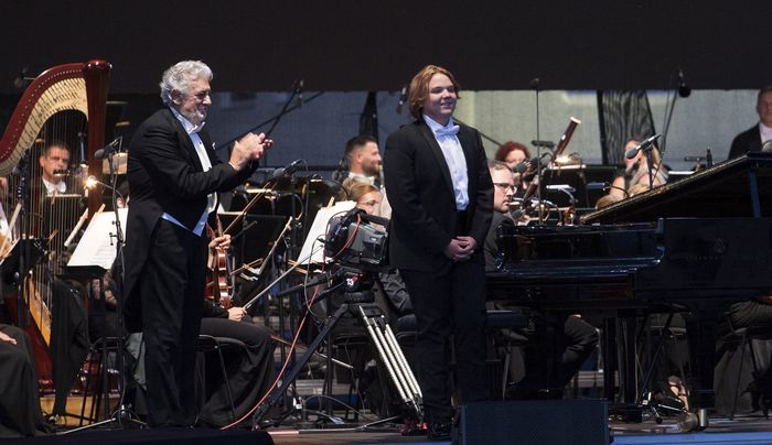 FOTÓK: Plácido Domingo Győrben adott koncertet Balázs-Piri Somával